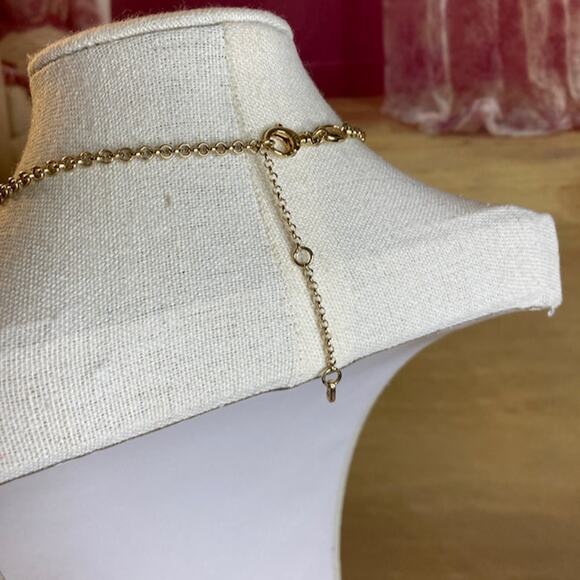 0070 Fossil Brand Teardrop-Shaped Dyed Howlite Faceted Pendant EUC - Picture 3 of 6